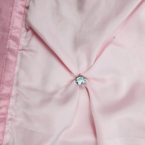 Circo Pink Pillow Sham 26x19 Satin Center Cotton Velvet Border - Picture 2 of 7